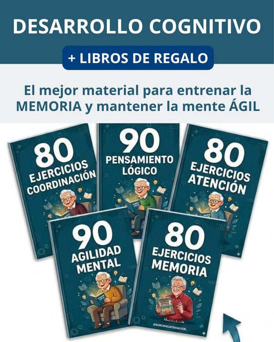 KIT MEMORIA ACTIVA 🧠 + LIBROS DE REGALO  🎁